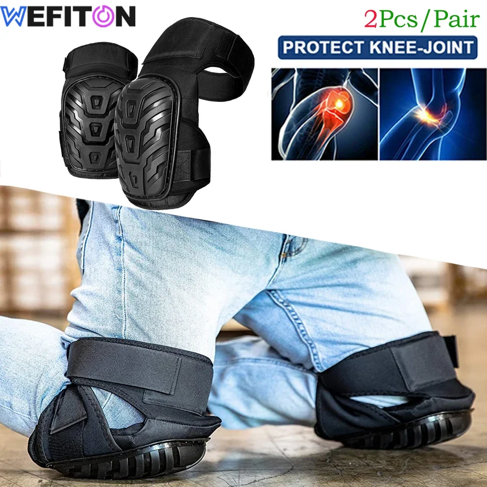

1Pair Professional Construction Knee Pads for Men Women,Heavy Duty Comfortable Anti-slip Foam Gel Knee Pads for Workout Flooring