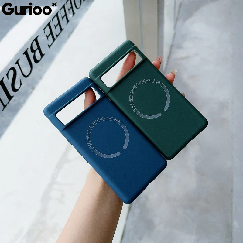 Liquid Silicone Magnetic Wireless Charging Shockproof Case - Soft Cover