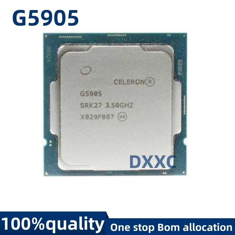 

Для G5905 3,5 ГГц двухъядерный двухпоточный процессор 4M 58 Вт LGA 1200