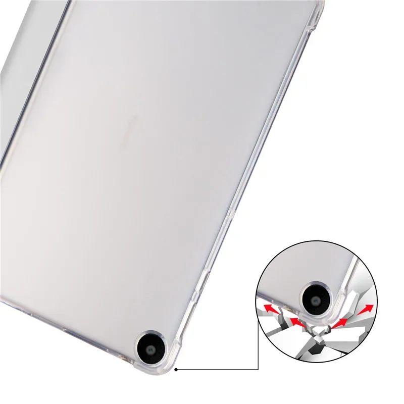 Premium PU Leather Trifold Stand Case with Pencil Holder