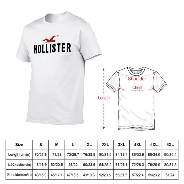 New hollister T-Shirt Aesthetic clothing summer tops fruit of the loom mens  t shirts - AliExpress