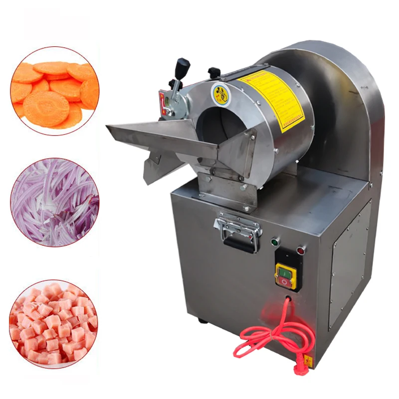 

Commercial Onion Slicer Machine Stainless Steel Electric Potato Cutter Shredder Dicing Machine Vegetable Cutting Machine