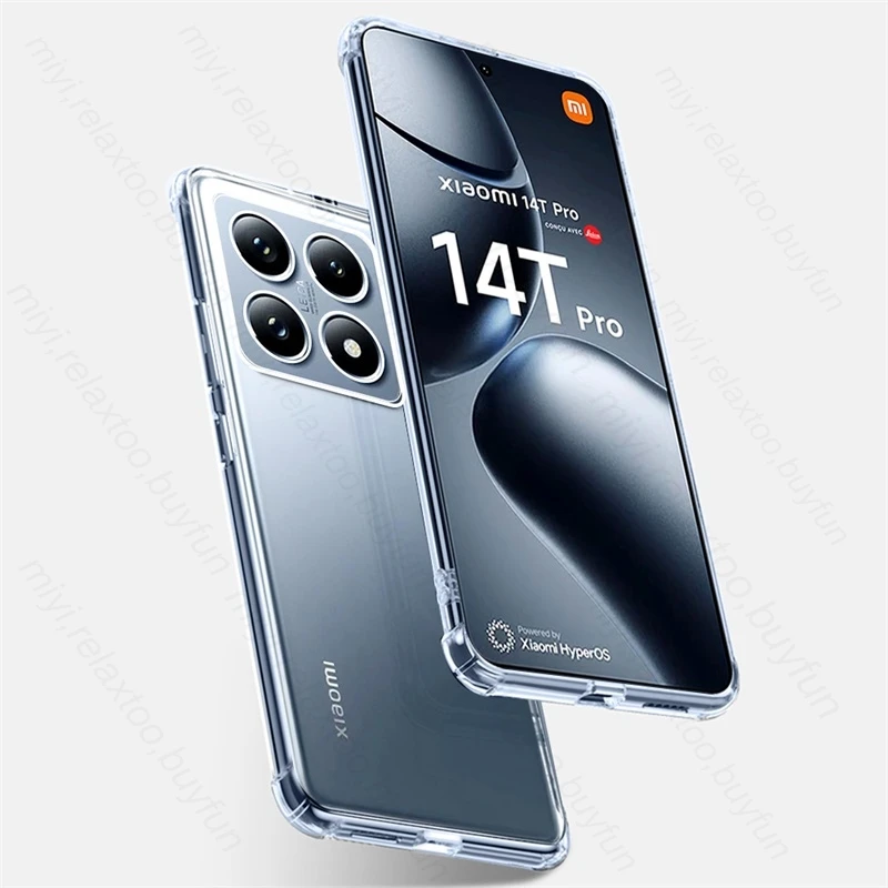 ZHMECOCASE Cover Crystal Clear per Xiaomi Poco X7 Pro 5G - Custodia in Silicone Morbido e Sottile con Design Trasparente e Tecnologia Shockproof Anti-Caduta