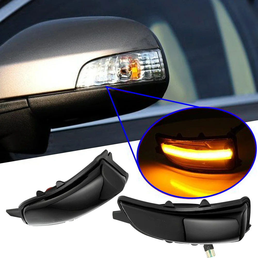 

2pcs Dynamic LED Turn Signal Lights For Volvo S60 I 2005 2006 2007 -2010 Rearview Mirror Indicator Blinker Car Accessories