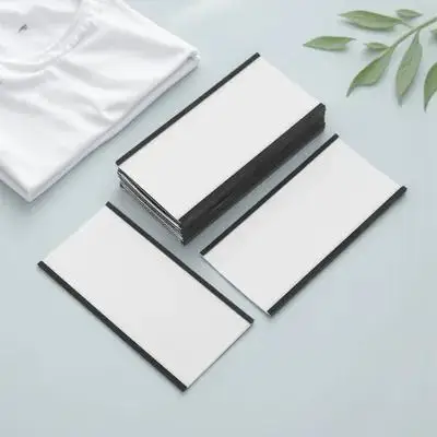 10세트 자기 라벨 디스플레이 홀더 금속 표면용 부드러운 필기 표면 선반 라벨 창고 표시 티켓 홀더