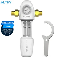 ALTHY PRE-AUTO2 Automatic Flushing Backwash Prefilter Spin Down เครื่องกรองน้ําตะกอน Central Whole House Purifier System 1