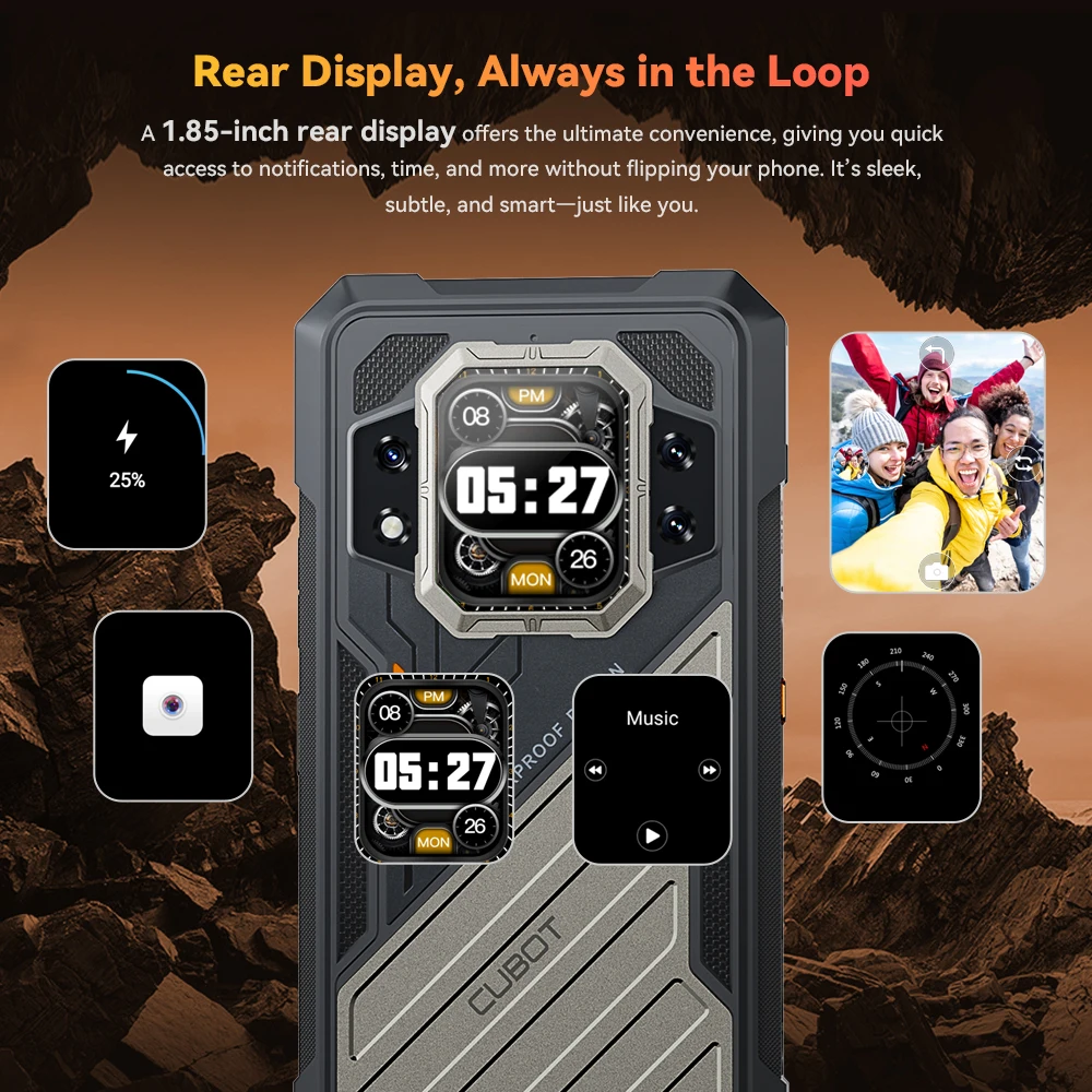 [New Arrival] CUBOT KING KONG X PRO, Rugged Smartphone 5G, Dimensity 8200, 4nm, 3.1GHz, 144Hz 6.72" Screen, 10200mAh, 24+256GB 5