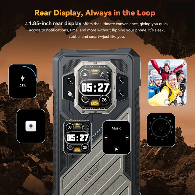 [Première mondiale] CUBOT KINGKONG X PRO, Smartphone 5G, Dimensity 8200, 4 nm, 3,1 GHz, 144 Hz Écran 6,72", Batterie 10200mAh, 24 Go de RAM (12 + 12 Go étendus), 256 Go de ROM, Appareil photo 100 MP, telephone portable 4