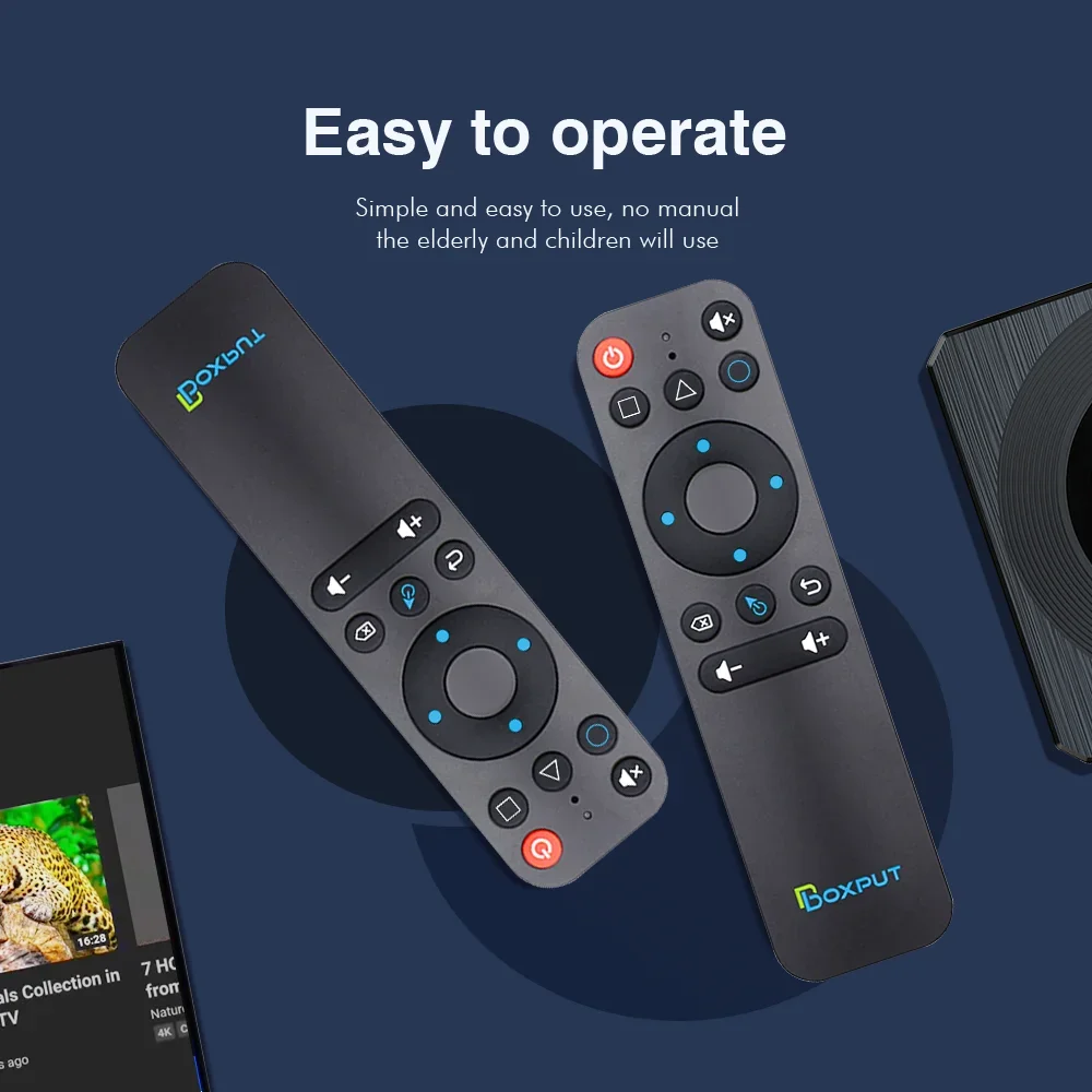 BOXPUT BPR1 BPR1S Plus BT 5.0 무선 에어 마우스 IR 학습 2.4G, 스마트 안드로이드 Tvbox 용 자이로 스코프 음성 BT 원격 제어 포함