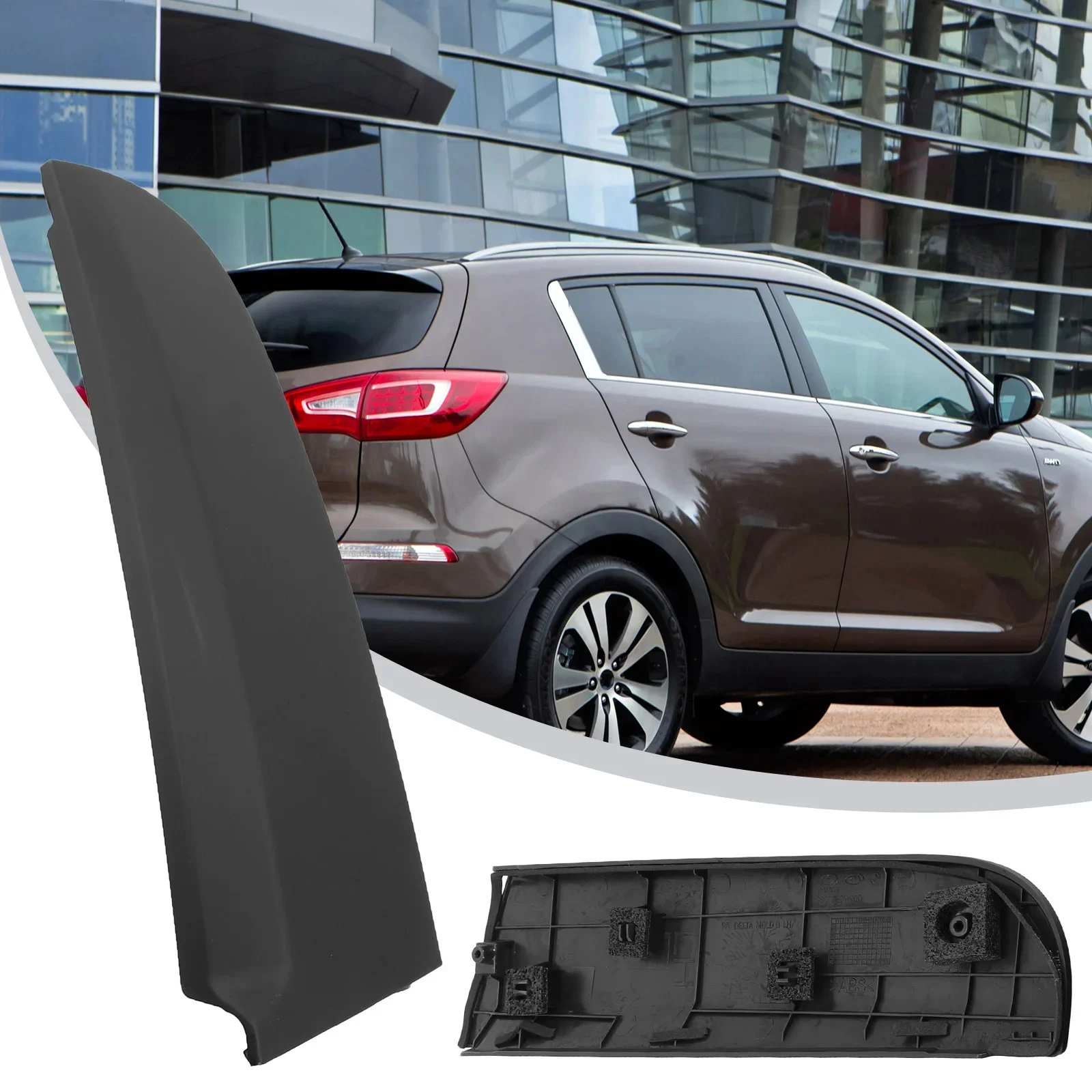 Moulure De Pilier Arrière Droite Pour Kia Sportage 2011-2016 - Réf. 832803W010 - ABS Chromé - Pièce De Rechange