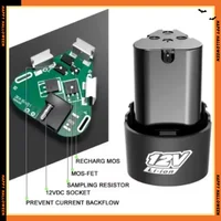 Batterie Lithium-Ion Rechargeable 12V-4000mAh plus chargeur pour tournevis électriques, perceuses, Mini meuleuse d'angle 18650 Batteries 4