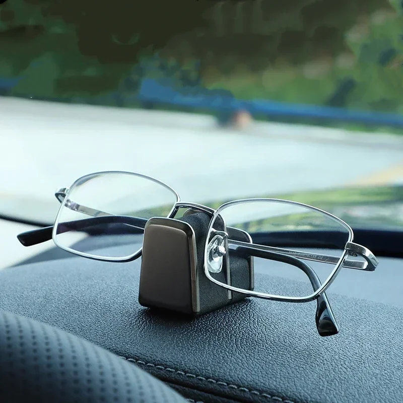 Universal Auto Eyeglasses Organizer - Self-Adhesive Dashboard Storage Holder