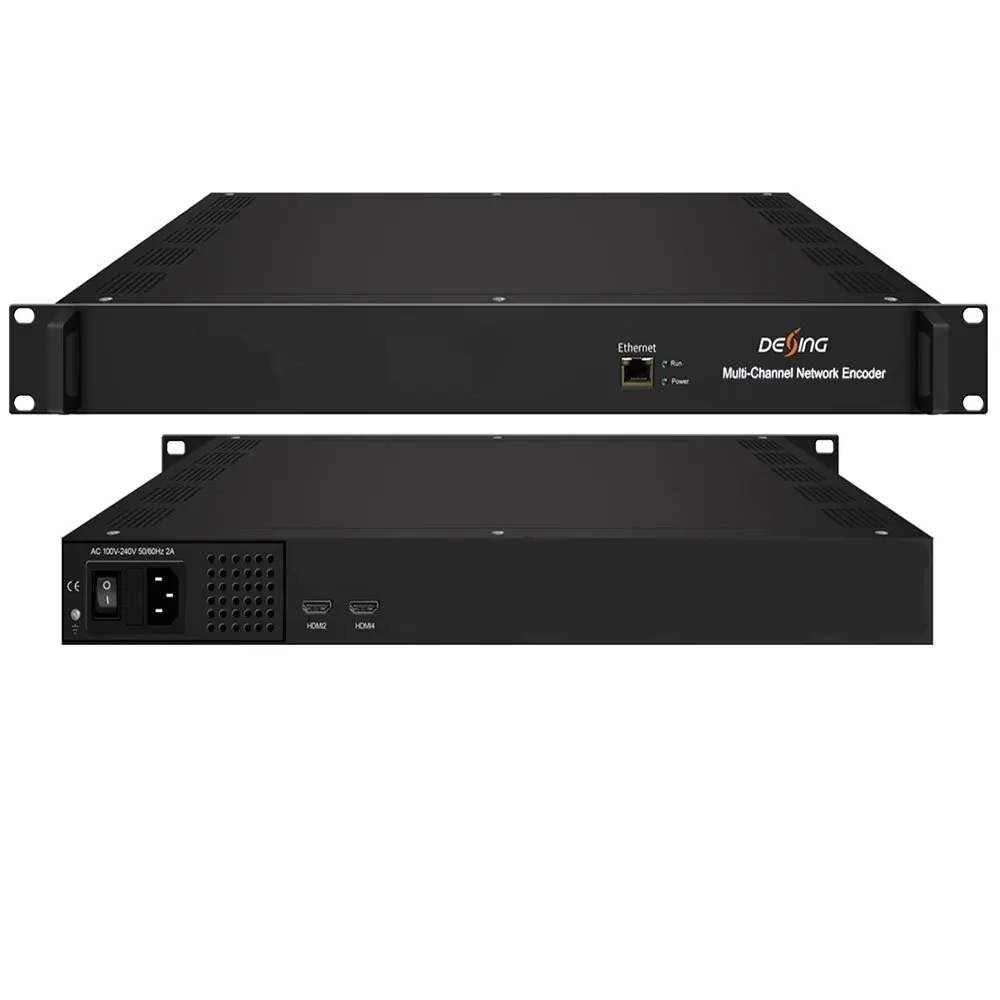 

2 4 8 16 24 channel HDMI to IP Hotel IPTV TV system front-end equipment, cable TV front-end H264 H265 video encoder