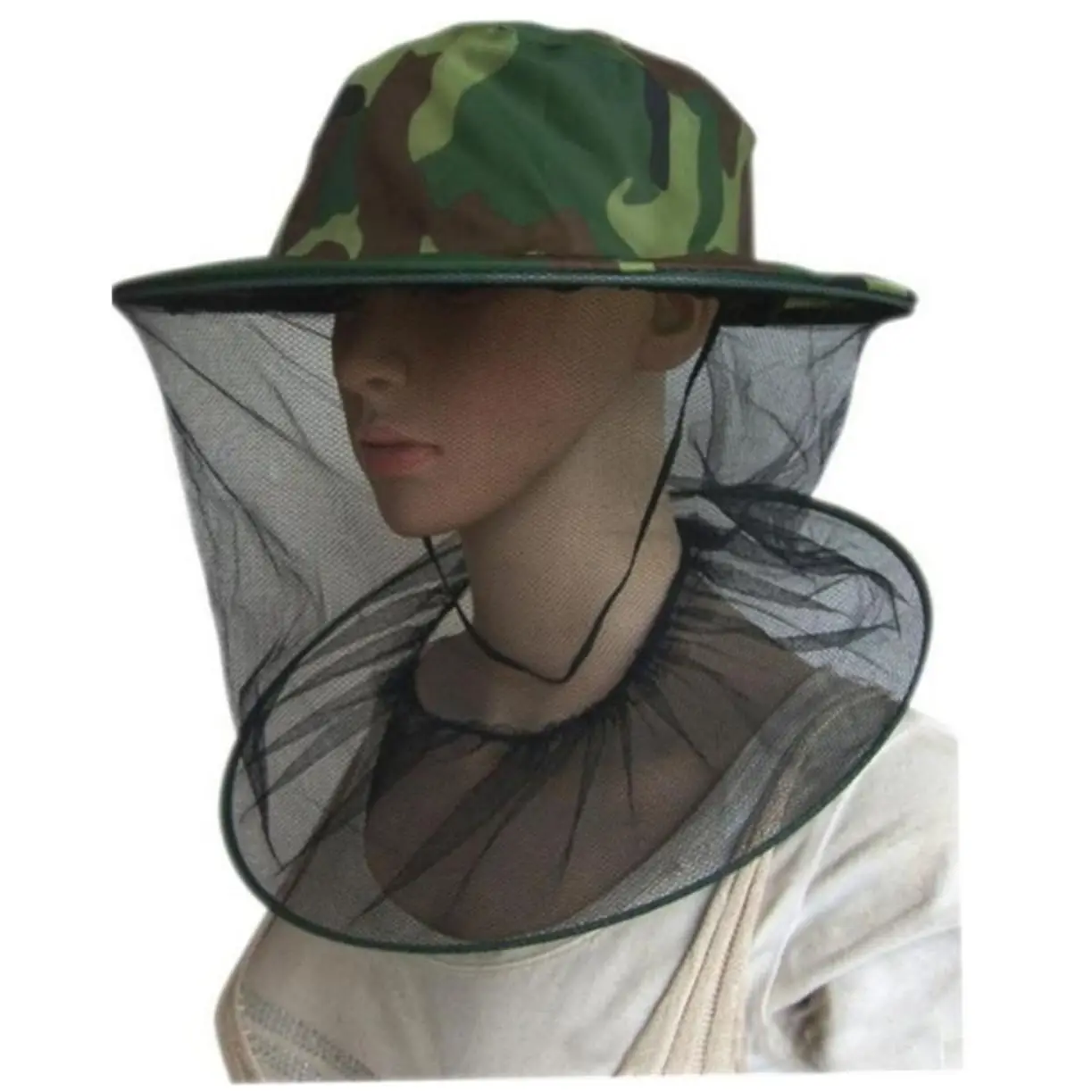 Mesh Face Protector Cap Net Insect Bee Mosquito Resistance Sun Fish