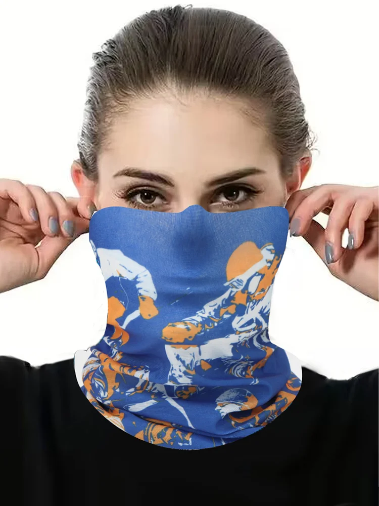 Sommer-Bandana-Gesichtsmaske aus Eisseide mit UV-Schutz für Angeln, Training, Sport, Schal, Halstuch, atmungsaktiver Sonnenschutz, Gesichtsbedeckung für Radfahren – Detail 1