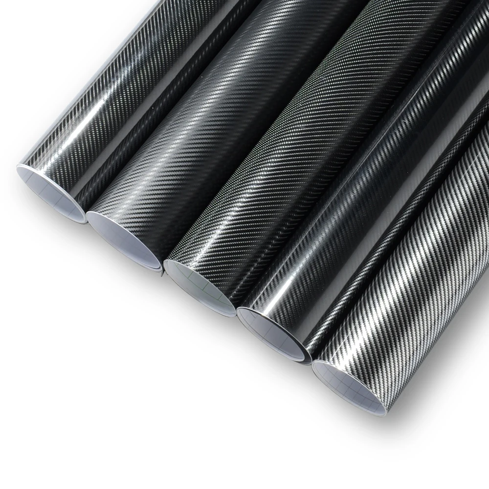 2D 3D 4D 5D 6D Carbon Fiber Vinyl Wrap Film Waterproof Car Stickers Console Computer Laptop Skin Auto Motorcycle Accessories