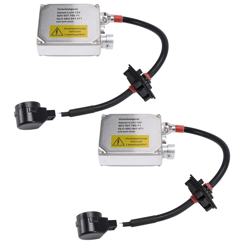 

2X D2S D2R Replacement HID Xenon Headlight Ballast Control Unit Igniter 5DV007760 For Hella - -BMW New