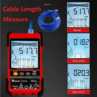 TOOLTOP Network Cable Tester Multimeter Lan Cable Tracking POE Test 400M/600M Length Measure Sensitivity Adjustable Line Tracker 2