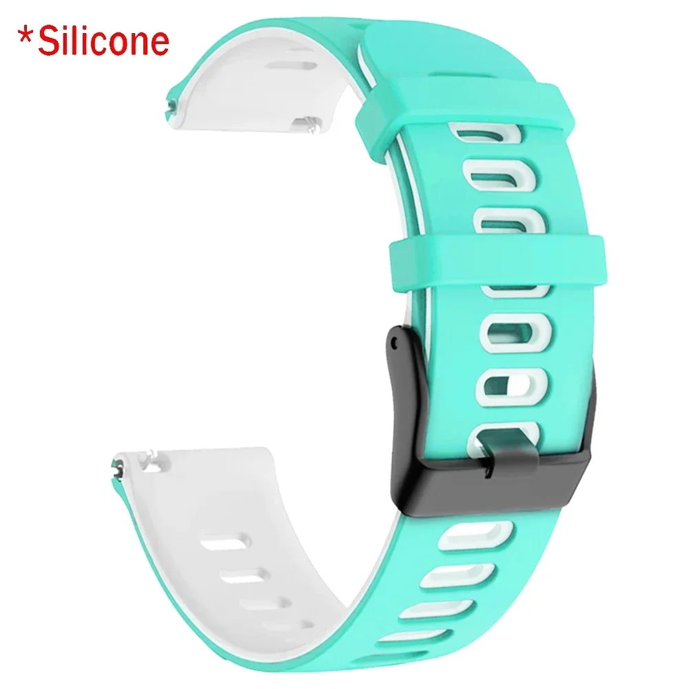 Silicone Sport Wristband - 22mm Premium Strap Replacement