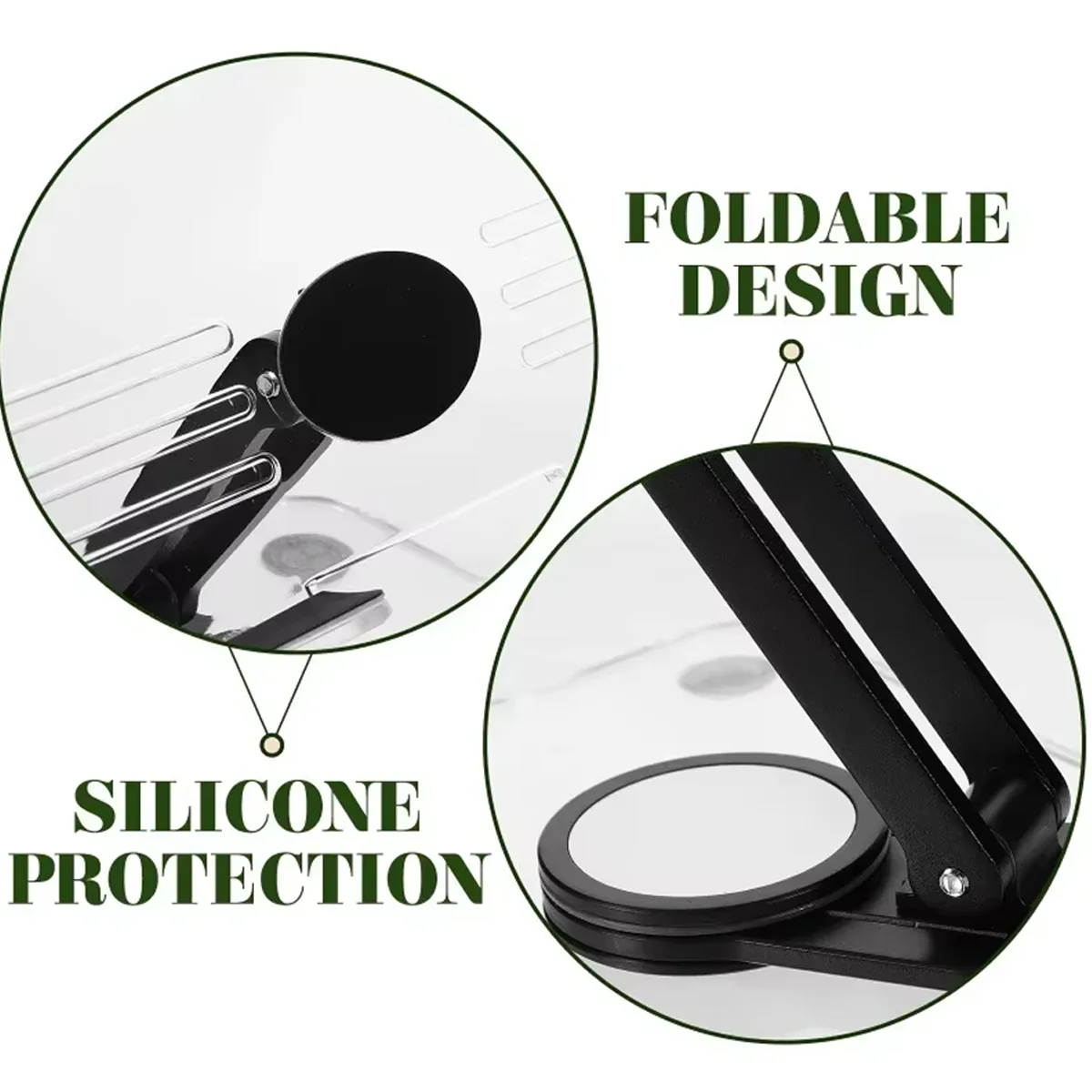 Portable Foldable Stand for Mobile Devices – Compact and Convenient for Home or Travel Use