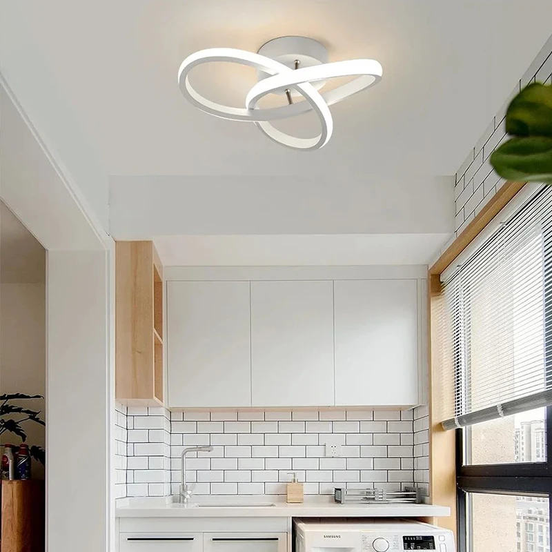 LED ceiling light Modern minimalist tri color for bedrooms living rooms cloakrooms lighting fixtures