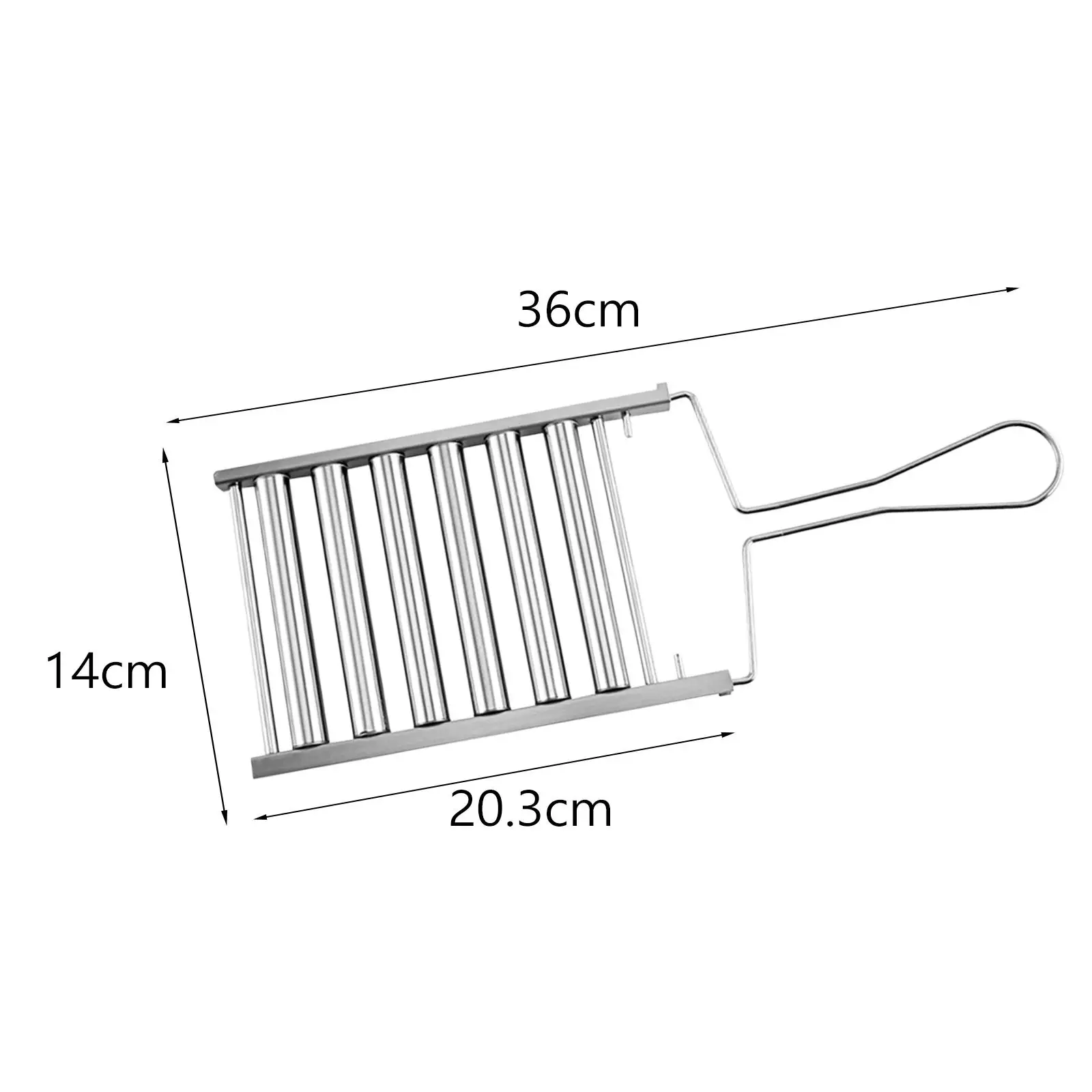 Estante con rodillo para perritos calientes con mango plegable, soporte para vaporizador para perritos calientes, barbacoa, parrilla para perritos calientes para acampar, hogueras y salchichas Hot Dog Roller Rack with Foldable Handle Hot Dog Steamer Holder BBQ Hot Dog Griller for Camping Hot Dogs Bonfires Sausages