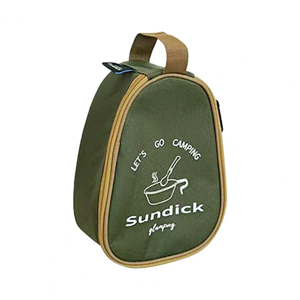 with Mesh Bag Oxford Cloth Easy to Carry Camping Sierra Bowl Storage Handbag Cookware Storage Bag Camping Accessories