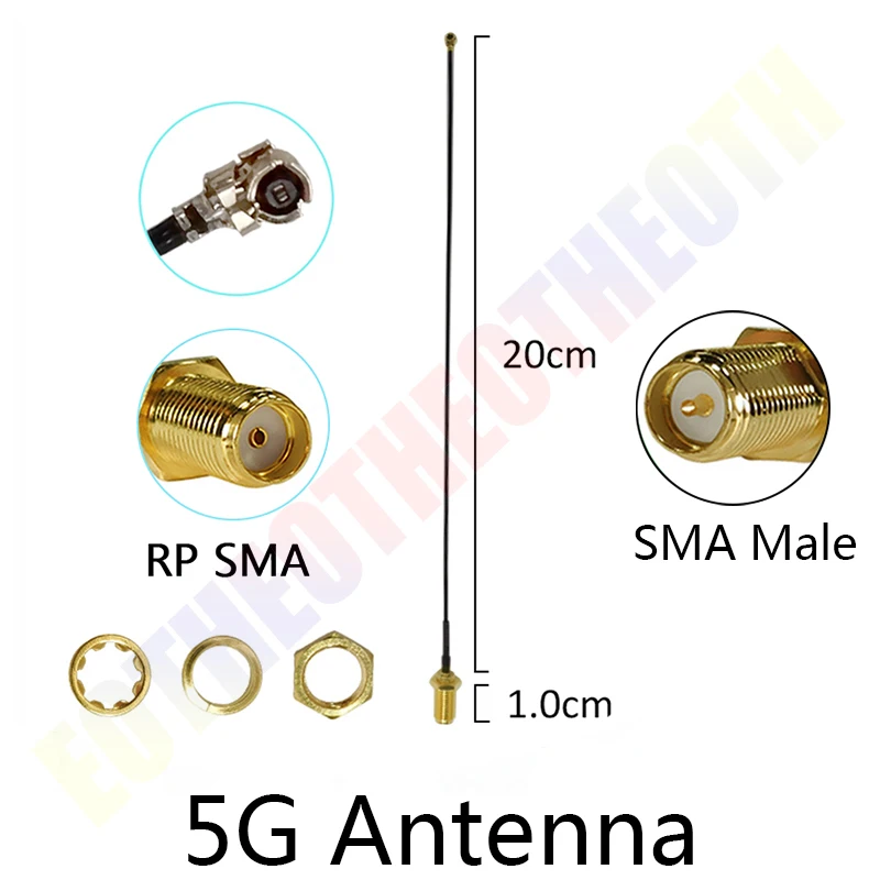 eoth 1 2 pcs 5g antenna 12dbi sma male wlan wifi 5ghz antene pbx iot module router tp link signal receiver antena high gain