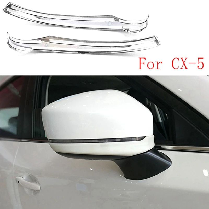 

Автомобильная хромированная зеркальная полоса заднего вида, задняя крышка для Mazda украшение для рамки CX5 KF CX-5 CX8 2017-2023
