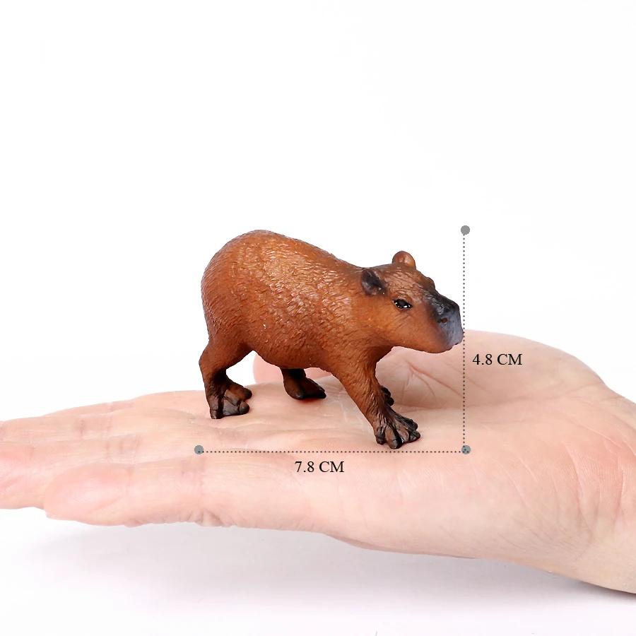 Realistische Nagetier Wilde Tiere Capybara Biber Maulwurf Erdferkel Maus Chipmunk Eichhörnchen Murmeltier Modell Figur Sammlung Spielzeug – Detail 38