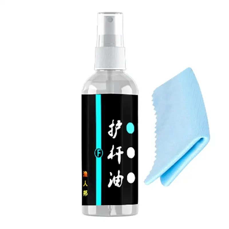 Fishing Rod Oil Multi-Functional Rod Cleaner Fishing Reel Cleaner Lubricator Fish Pole Uv Protection