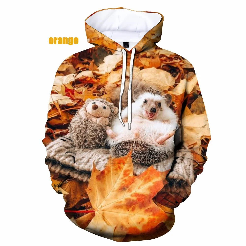 

New Cute Animal 3D Print Men Women Hooded Funny Print Pullover Hoodie Top