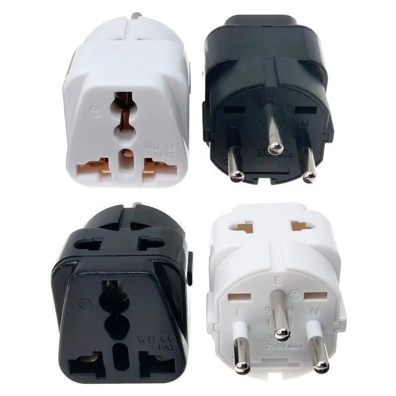 Israeli Travel Adapter Plug Converter Universal Outlet AC250V 10Apin