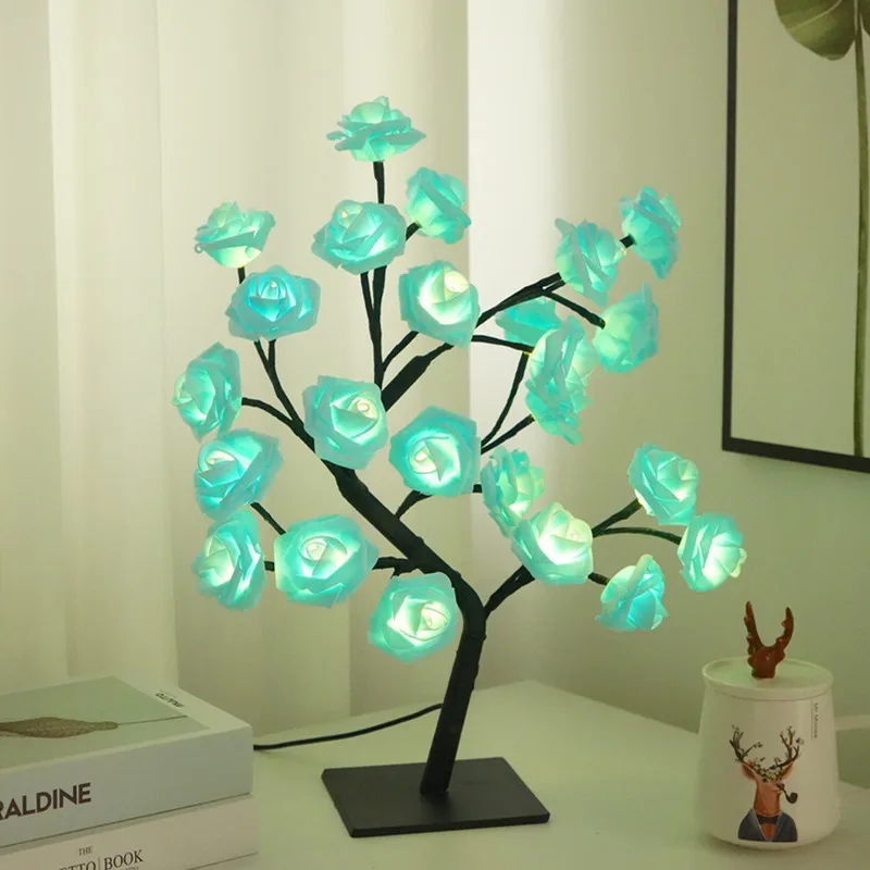 Rose Tree Night Light Top View
