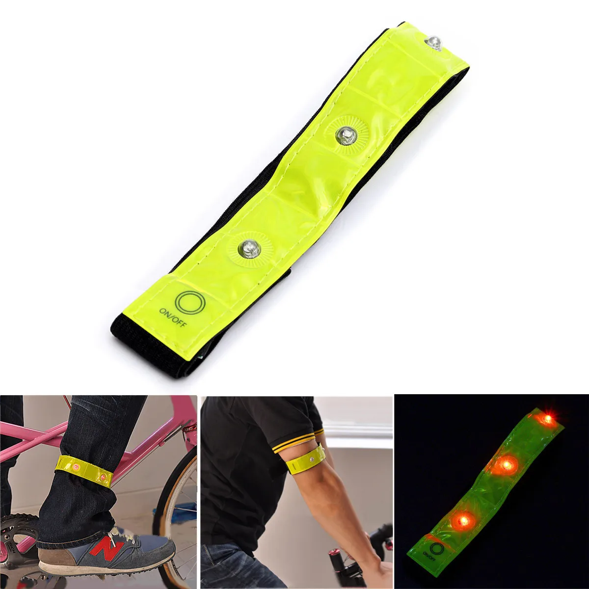 Reflective Band With 4 Leds