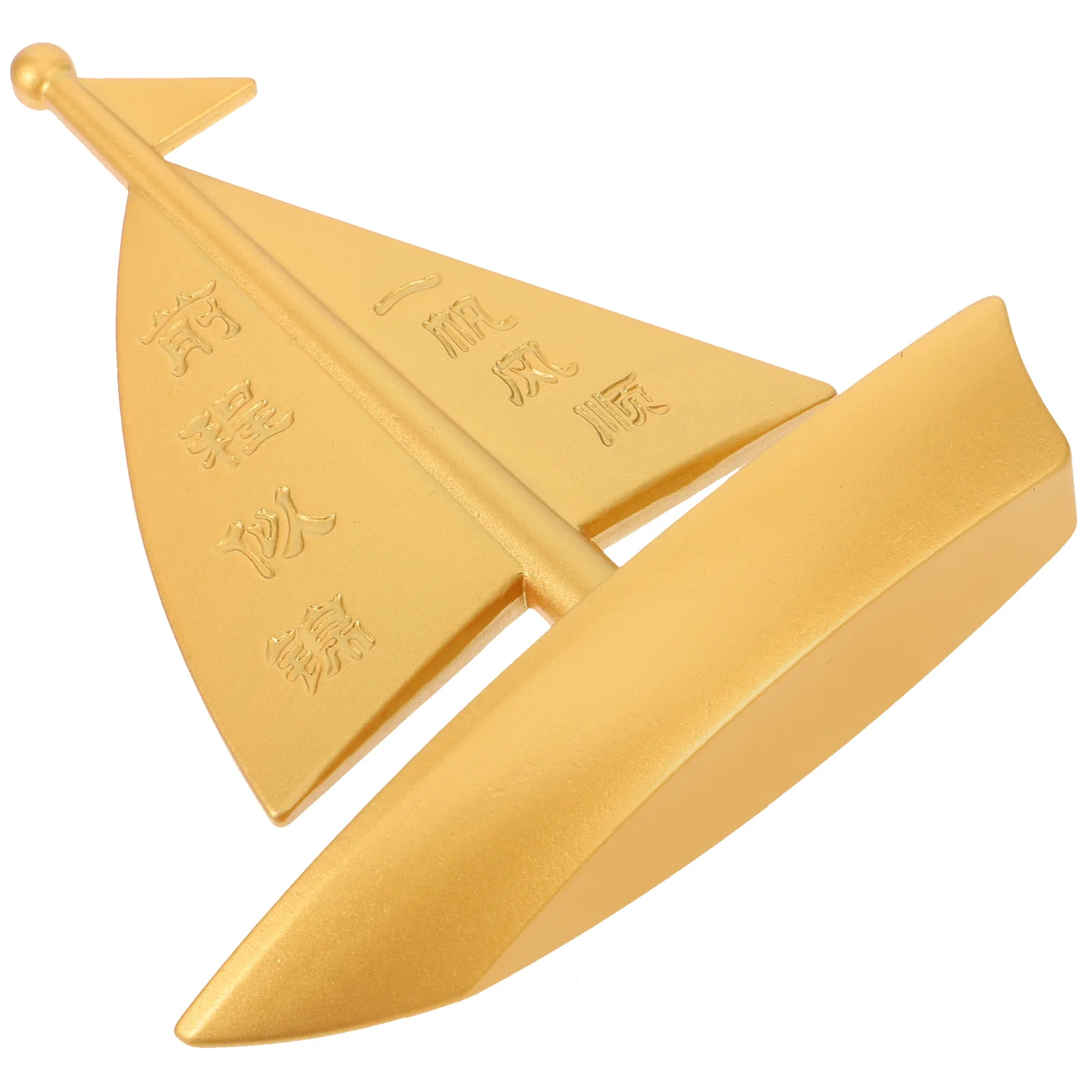 

Birthday Decoration Girl Sailing Model Ornament Sailboat Decorative Gift Home Brass Office