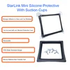 For StarLink Mini Silicone Protective With Suction Cups Anti-Bump and Anti-Drop Waterproof Scratch-Resistant Cover 1