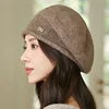 Autumn and winter wool beret, warm and casual, versatile, elegant and fashionable. Pumpkin hat, painter's newsboy hat 1