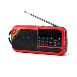 Solar - Powered Portable Wireless Speaker with FM Radio and LED Display (798BT)