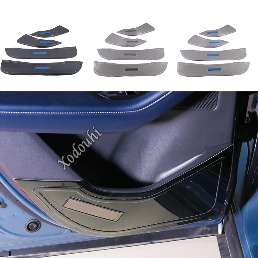 

Car Door Protective Styling Cover Anti-Kick Board Sticker Trim Decoration Garnish 4Pcs For Mazda CX-30 CX30 2020 2021 2022 2023