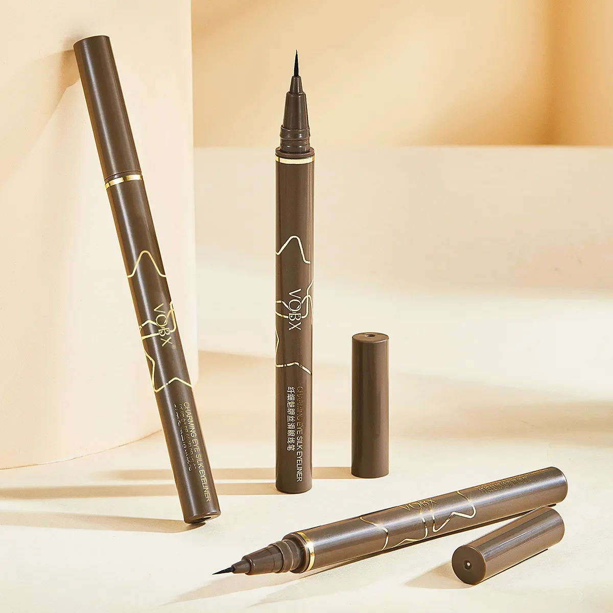 Brown Liquid Eyeliner Lasting Waterproof Sweatproof Eyeliner Lying Silkworm Pen Natural Eyes Makeup Women Beauty Cosmetics Cheap 6