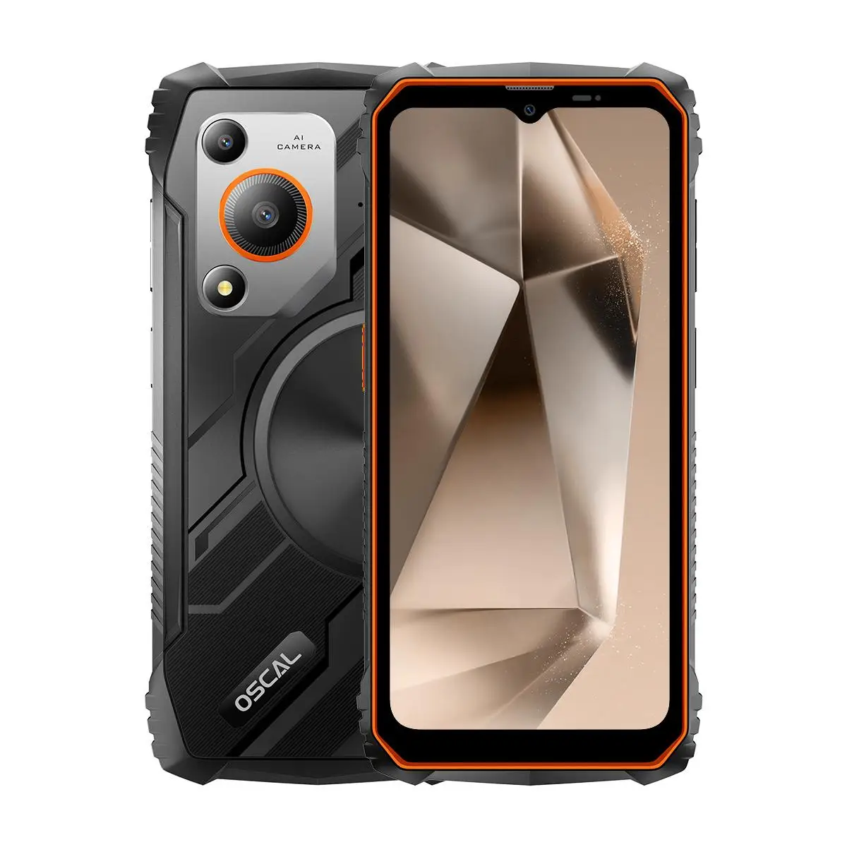 Blackview Oscal Marine 2 Smartphone 6.56'' Display 90Hz 4GB+64G/ 8GB+128GB 16MP Camera 11000mAh Android 15 4G Mobile Phone