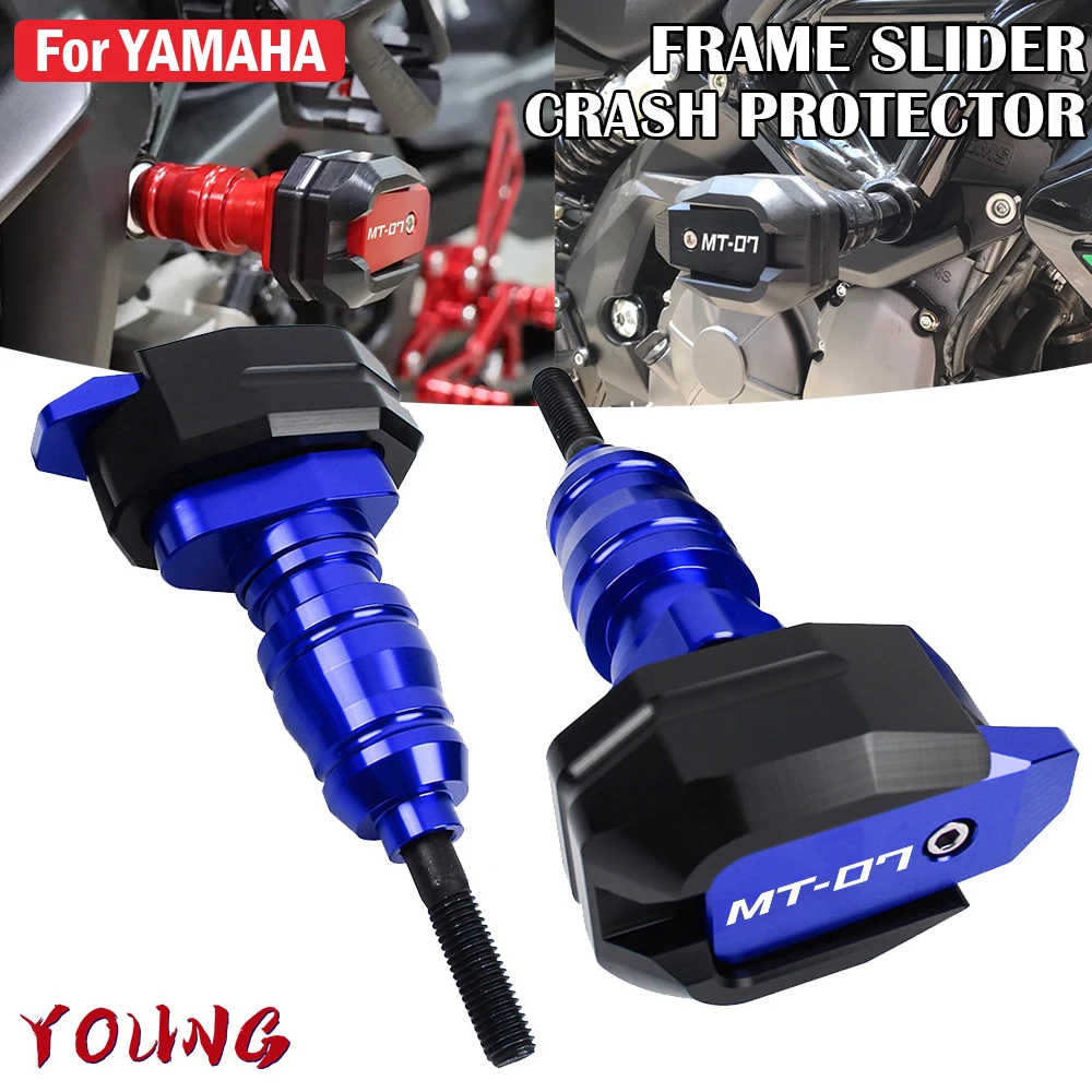 

MT-07 Motorcycle Accessories Frame Sliders Crash Protector For YAMAHA MT07 2014-2023 FZ07 Tracer 700/GT 7 Falling Protection Pad