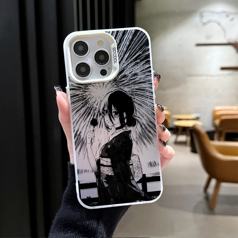 Kawaii Reze Anime Chainsaw Man Cute Phone Case Cover