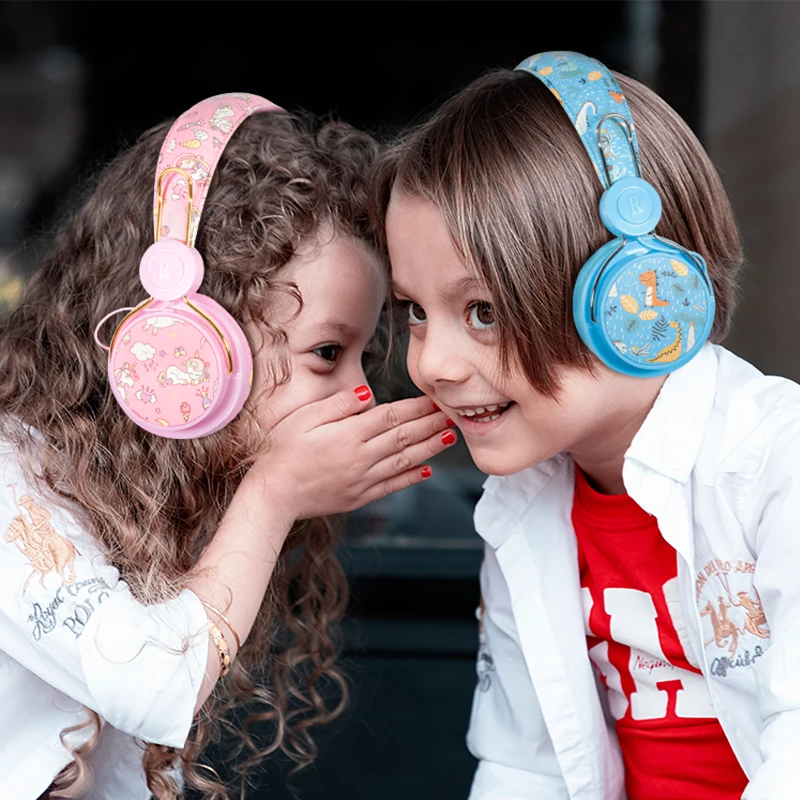 Écouteurs Dinosaure Pour Enfants Et Adolescents, Câble Audio, Bandeau De  Dessin Animé, Volume Limité Sur L'oreille, 3.5mm - Écouteurs Et Casque -  AliExpress