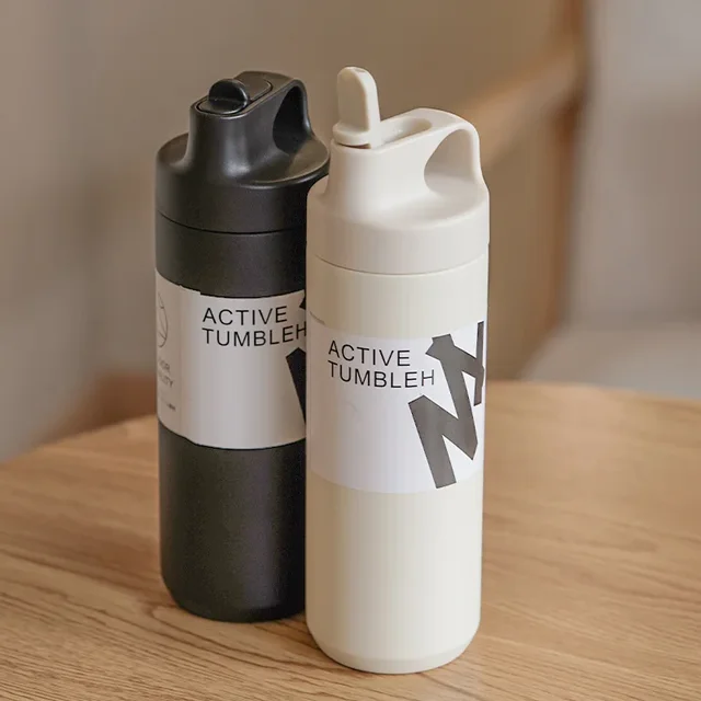 550ML Thermos Bottle Portable Tumbler Vacuum Flasks Stainless Steel Insulated Cup Outdoor Sports Water Bottle Travel Thermal Mug 4