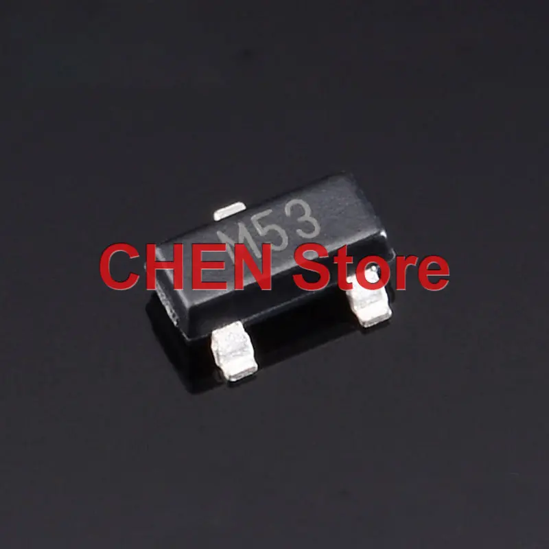 

10PCS NEW OriginaI ADM809SARTZ-REEL7 SOT23-3 Silk Screen M53 Monitoring reset chip Integrated Circuit Chip IC