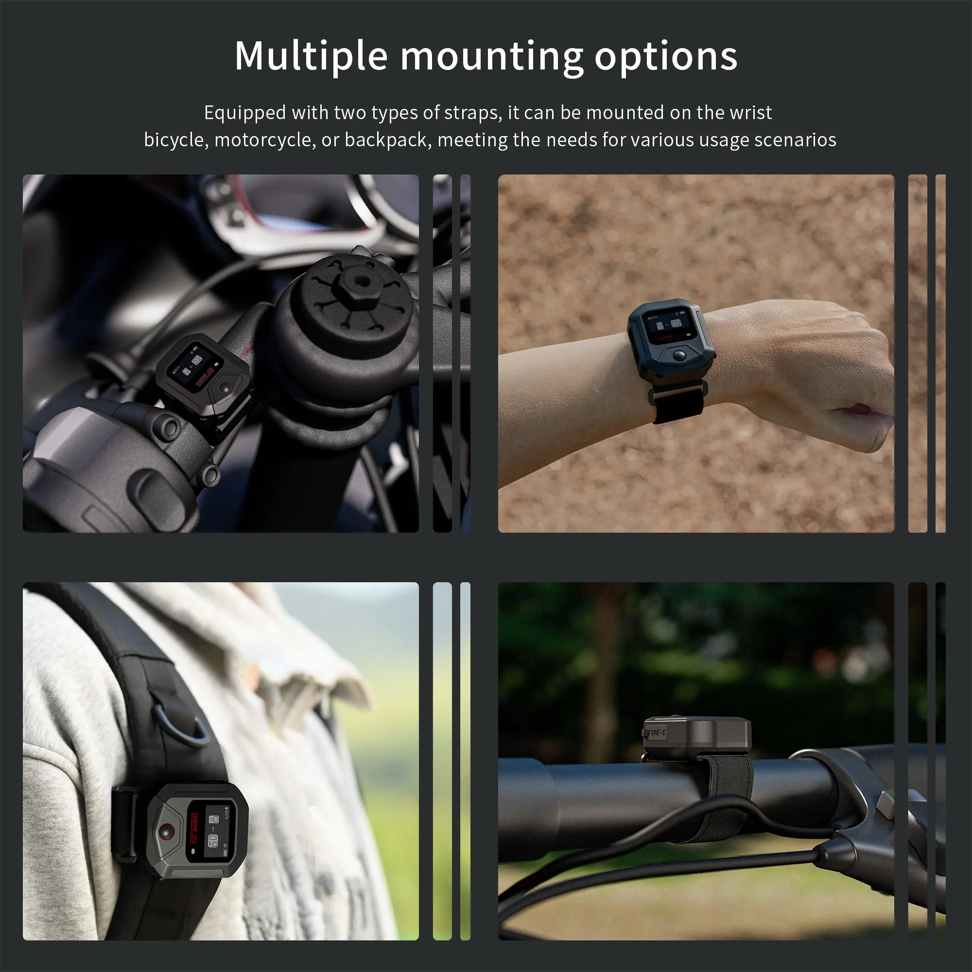 Télécommande sans fil GPS Bluetooth pour DJI Action 5 Pro et Action 4 - Portée 25m, connectée à une caméra DJI Action 5 Pro, prête à l'emploi.