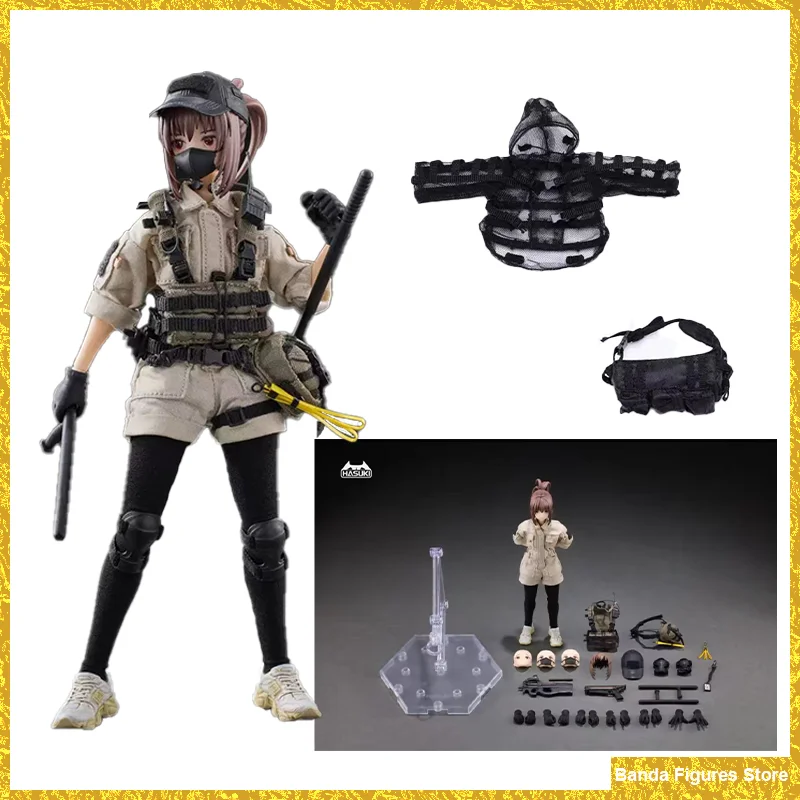 HASUKI 1/12 PA006&PA009 2体セット Original HASUKI 1/12 Pocket Art PA006 IZUMIHAISE Guard Female