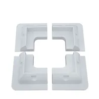 Kit de 4 supports de fixation en ABS pour panneaux solaires, à angle réglable, étanches, pour toit de camping-car, yacht et extérieur, avec base de fixation pour batterie 2